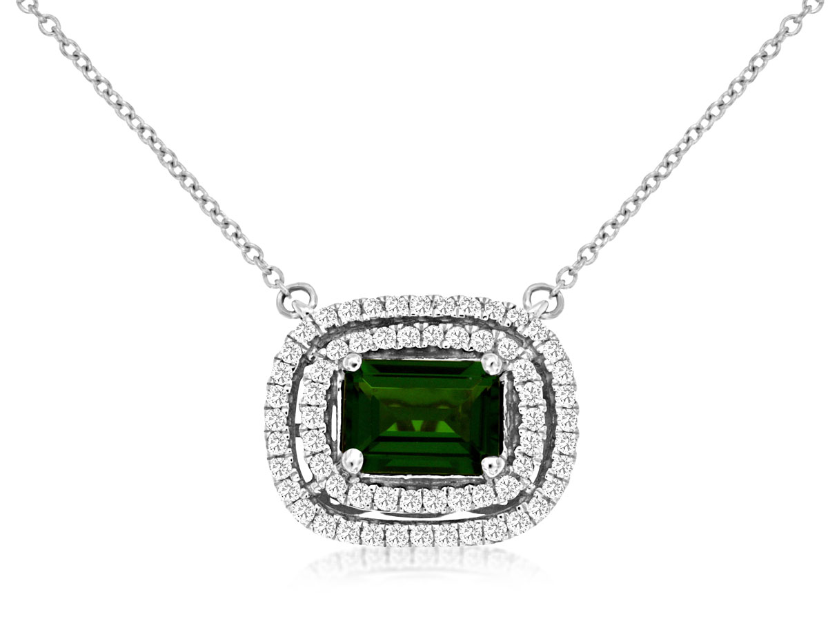 RUSSALITE & DIAMOND NECKLACE