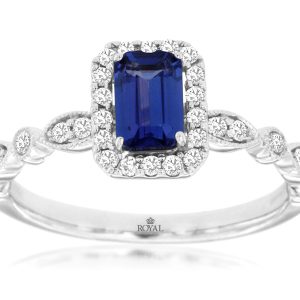 TANZANITE & DIAMOND RING