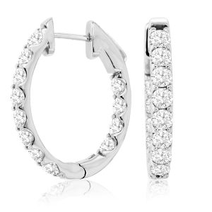 DIAMOND HOOPS 26MM