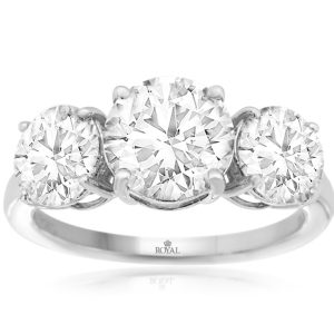 LAB GROWN DIAMOND RING 3 STONE