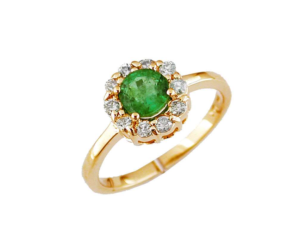EMERALD & DIAMOND RING
