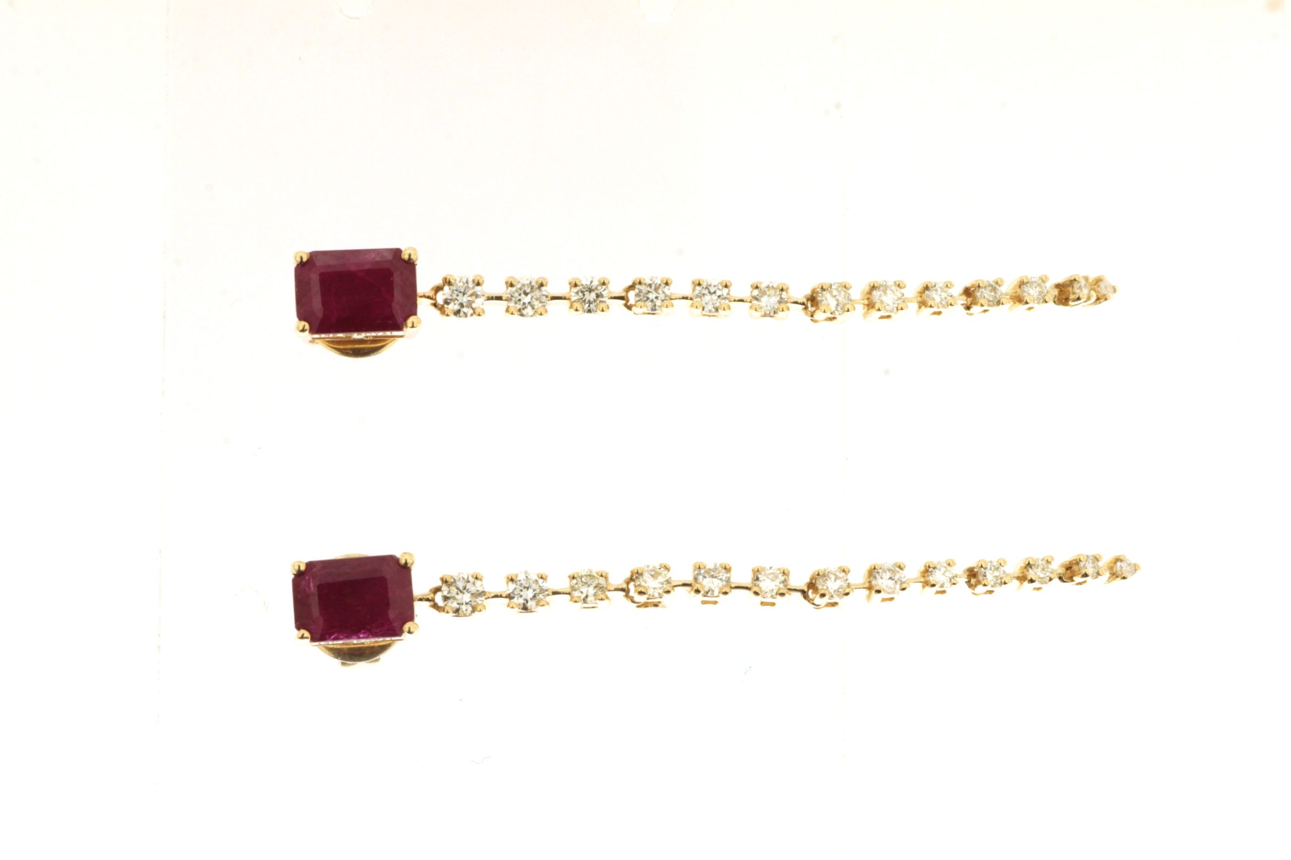 RUBY & DIAMOND EARRING