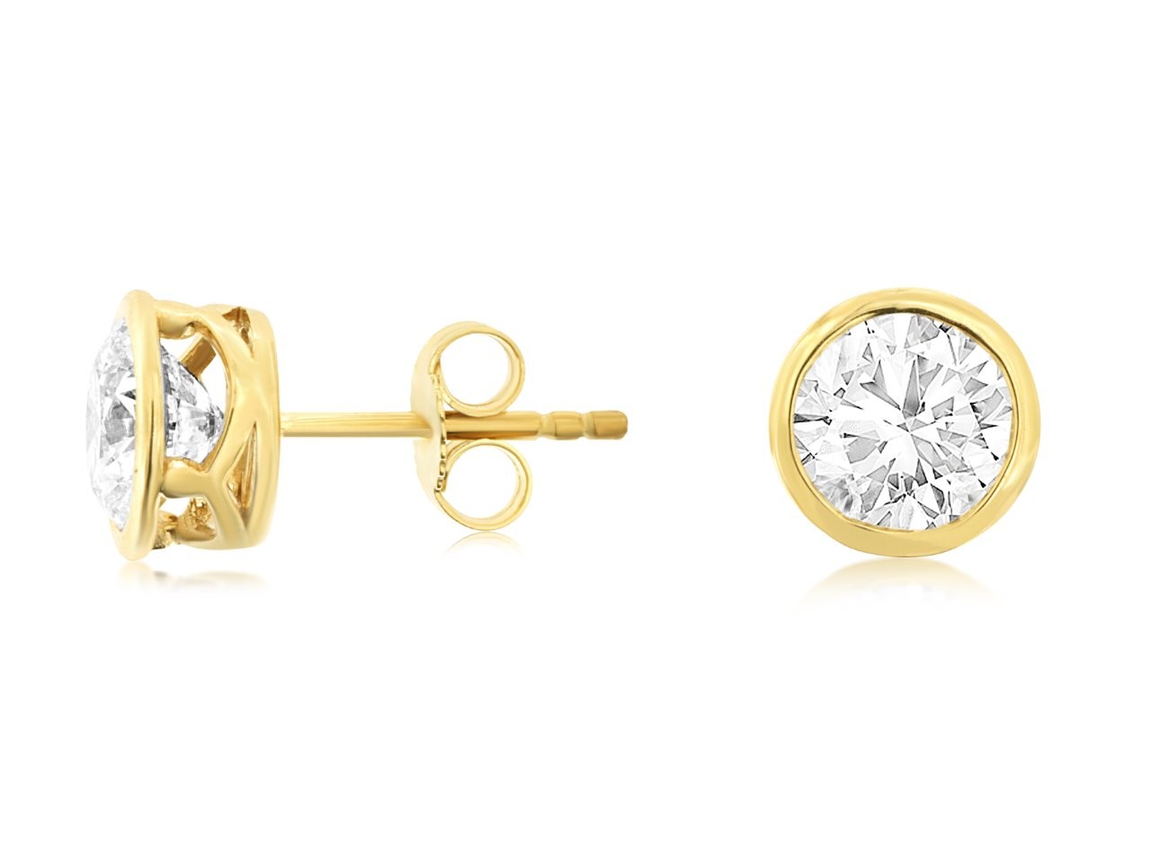 LAB GROWN STUD EARRING