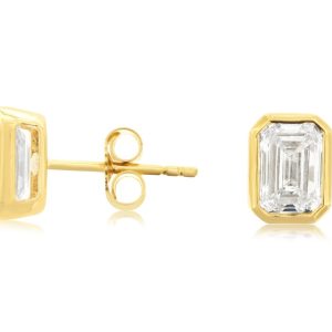 LAB GROWN STUD EARRING