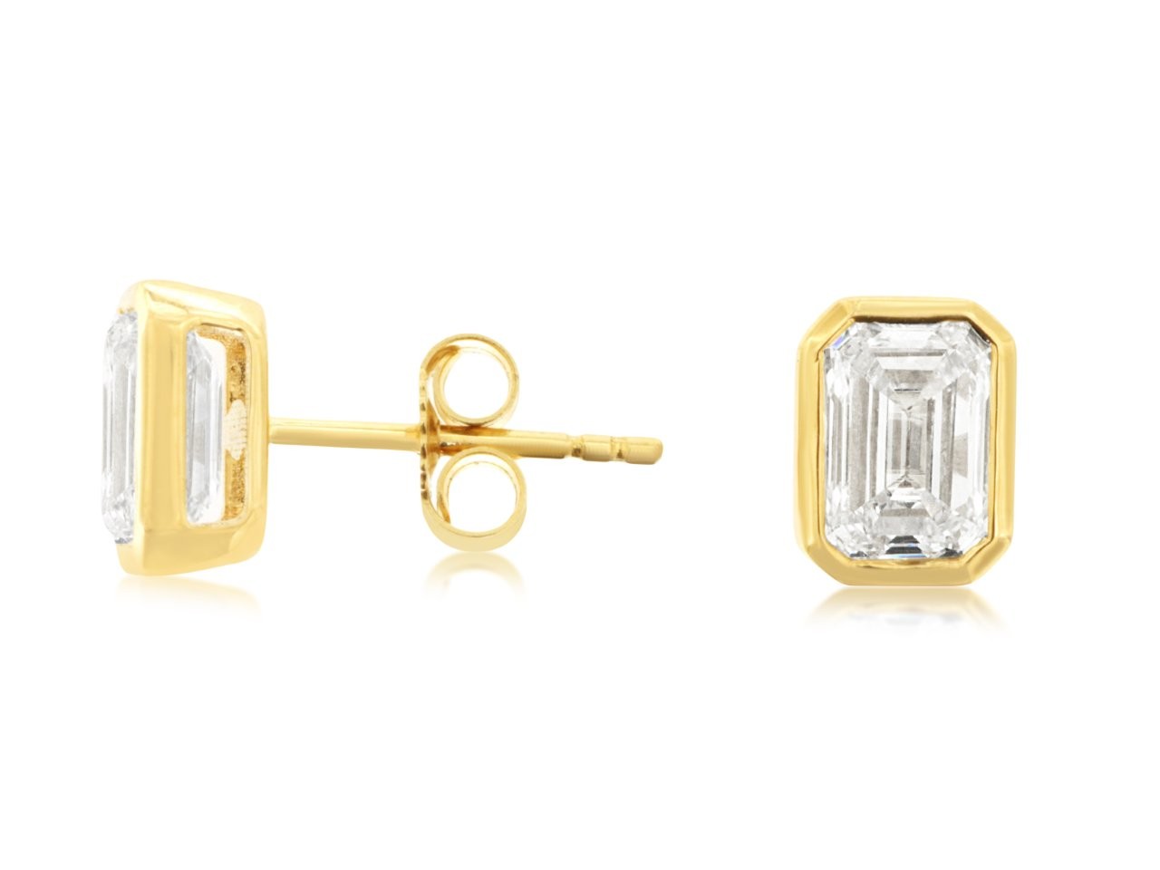 LAB GROWN STUD EARRING
