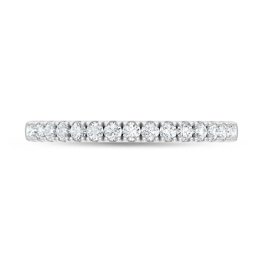 14K White Gold Lab Grown Diamond 1/3 Ct.Tw. Wedding Band
