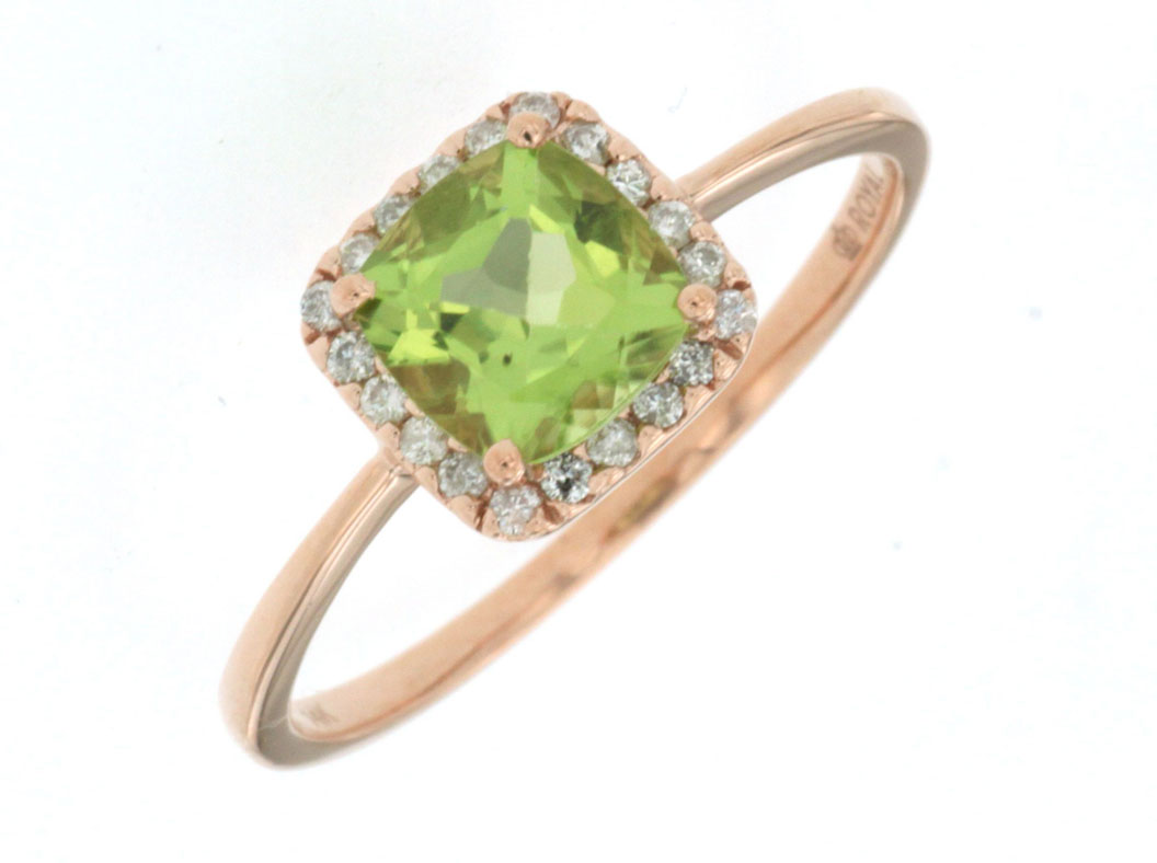 PERIDOT & DIAMOND RING