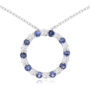 TANZANITE & DIAMOND PENDANT