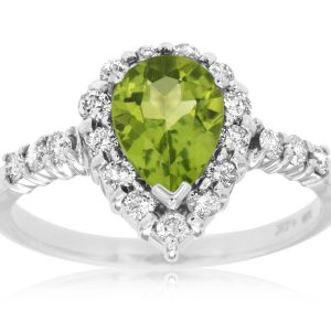 PERIDOT & DIAMOND RING