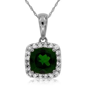 RUSSALITE & DIAMOND PENDANT