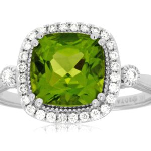 PERIDOT & DIAMOND RING