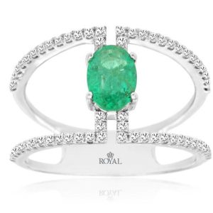 EMERALD & DIAMOND RING