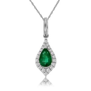 EMERALD & DIAMOND PENDANT