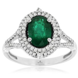 EMERALD & DIAMOND RING