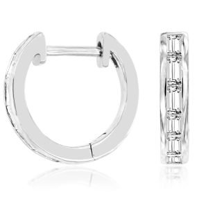 DIAMOND HOOPS 12MM
