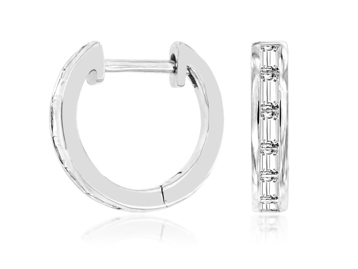 DIAMOND HOOPS 12MM