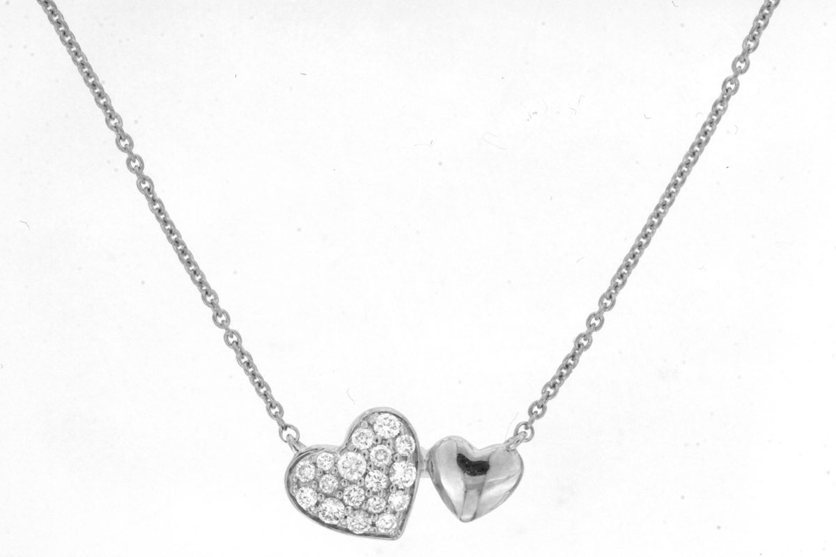 DIAMOND HEART NECKLACE