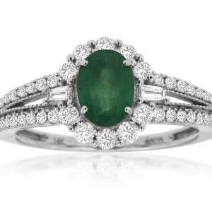 EMERALD & DIAMOND RING