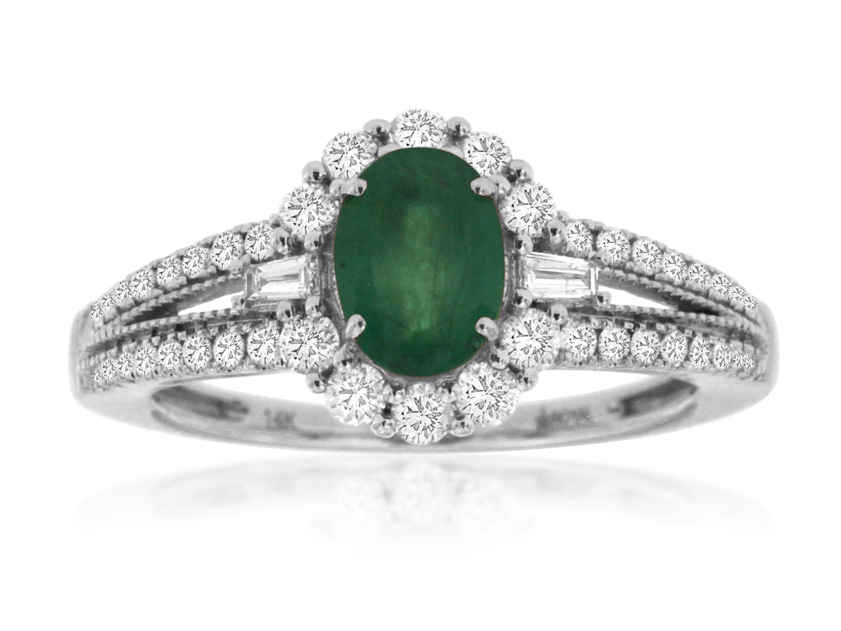 EMERALD & DIAMOND RING