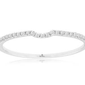 DIAMOND CONTOUR WEDDING BAND