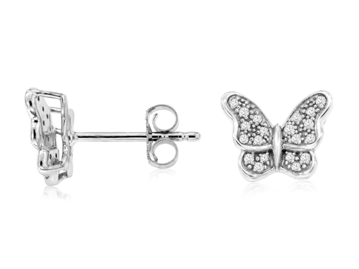 DIAMOND BUTTERFLY EARRING