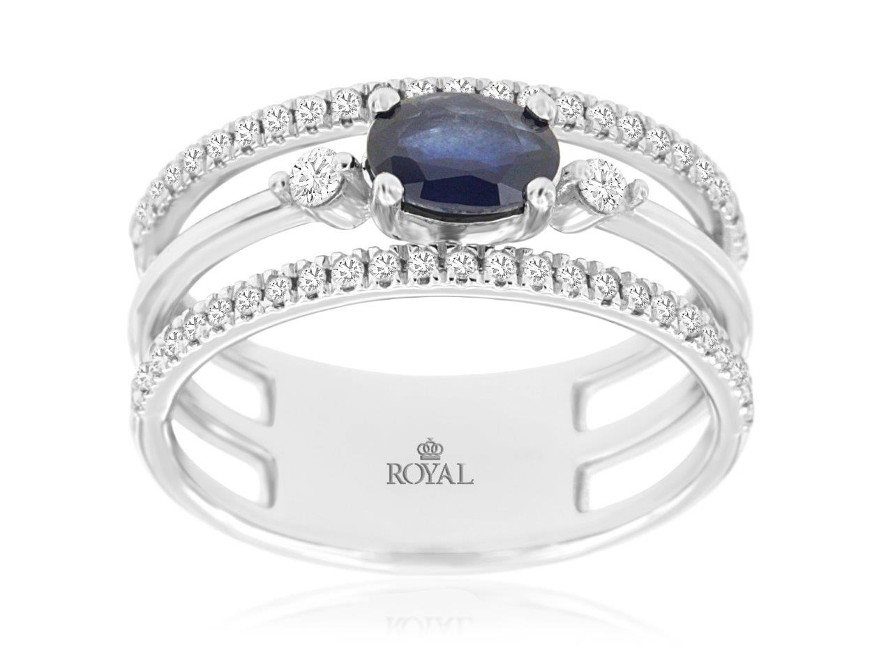 SAPPHIRE & DIAMOND RING