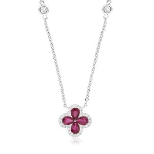 RUBY & DIAMOND NECKLACE