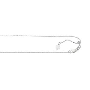 10K Gold 0.68mm Adjustable Box Chain