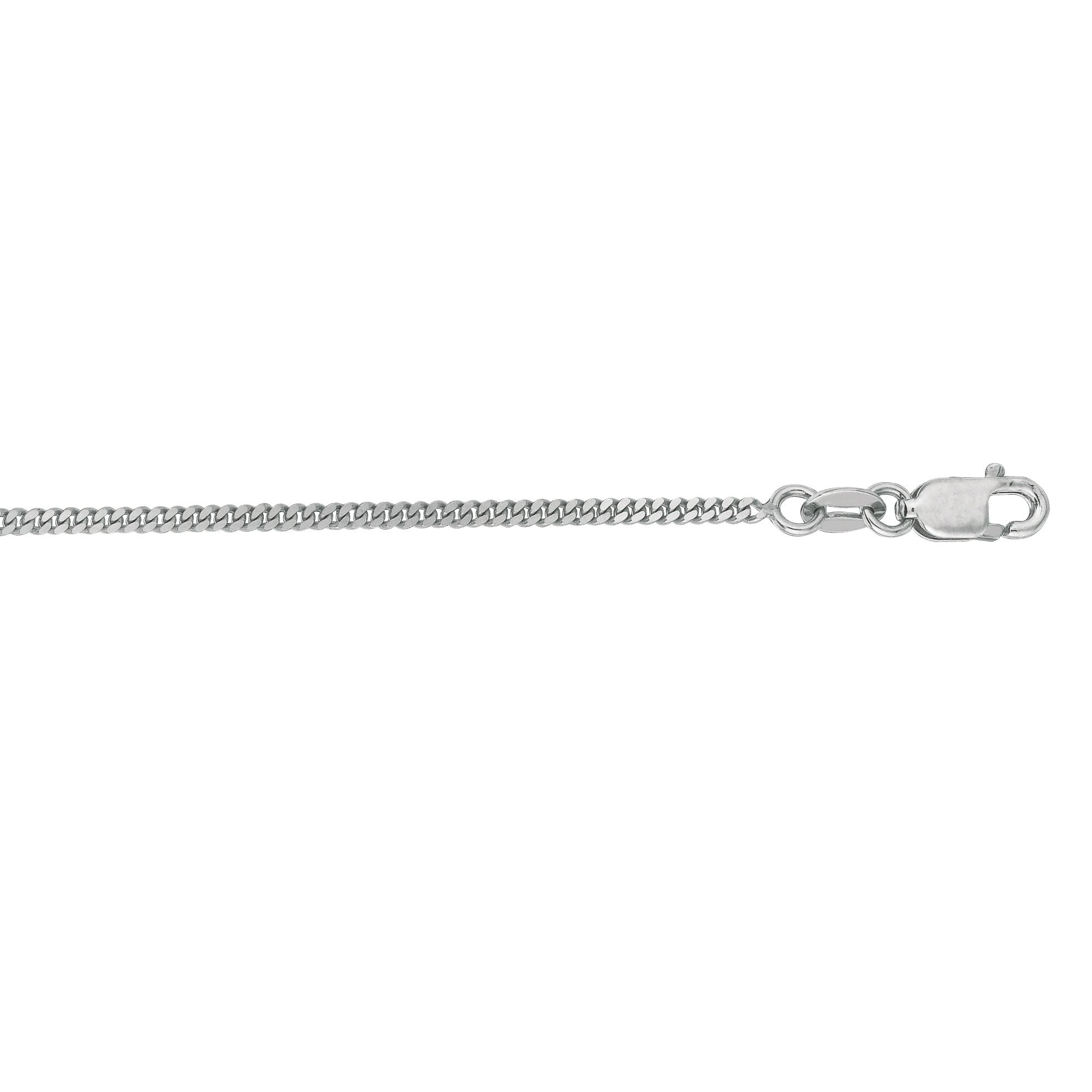 10K Gold 1.4mm Gourmette Chain