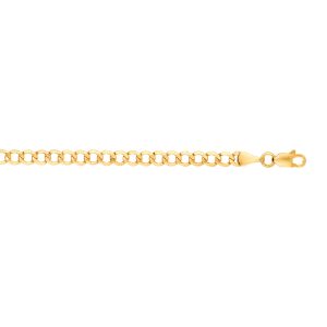 10K Gold 4.4mm Lite Comfort Curb Chain