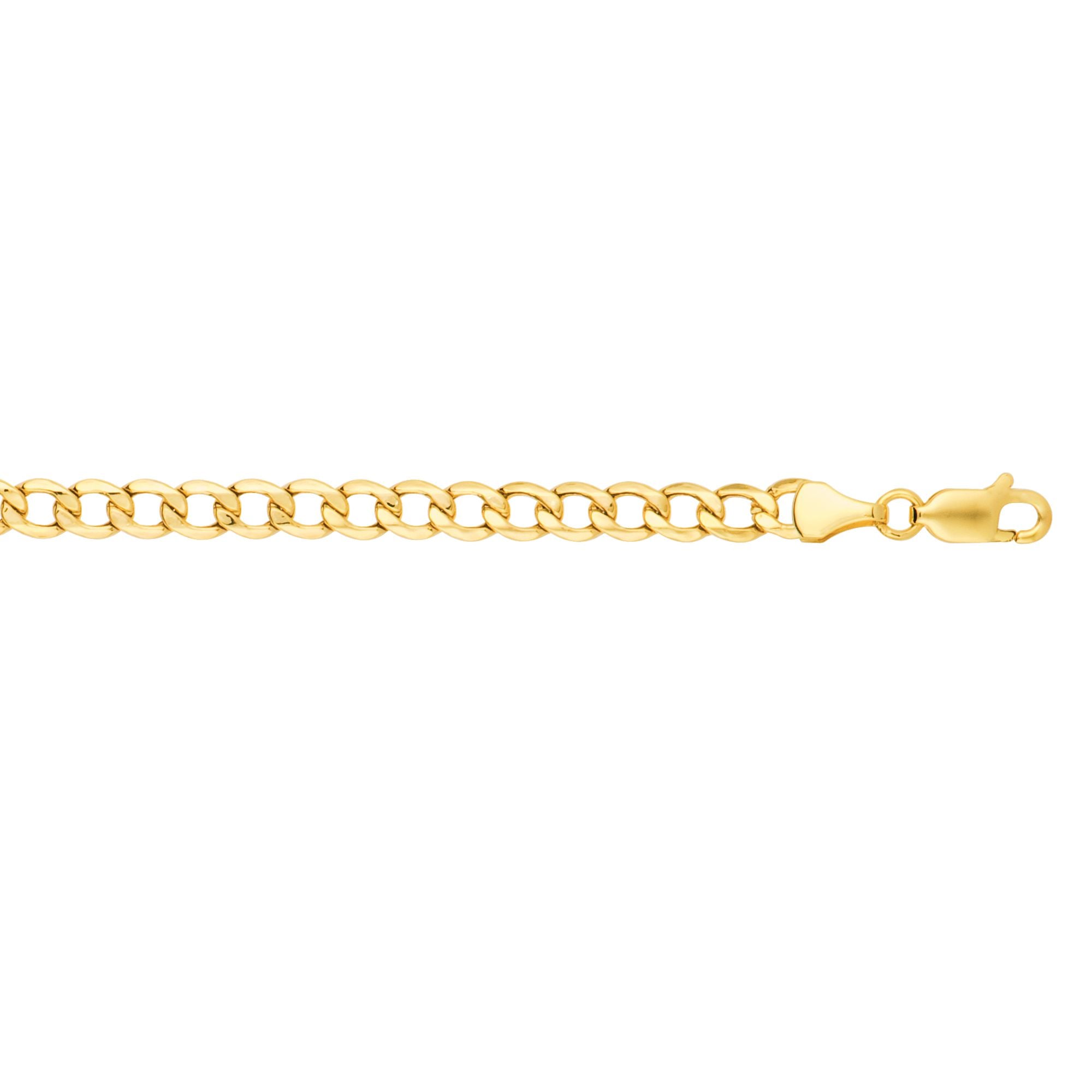 10K Gold 5.3mm Lite Comfort Curb Chain