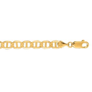 10K Gold 5.5mm Mariner Chain