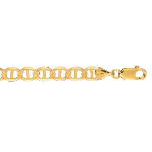 10K Gold 5.5mm Mariner Chain