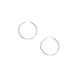 10K Gold 2x30mm Hoop Earring