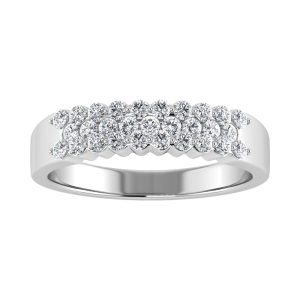 Diamond 1/2 Ct.Tw. Fashion Band in 14K White Gold