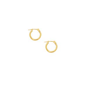 10K Gold Mini 2mm Hoop Earring