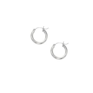 10K Gold 3x15mm Hoop Earring