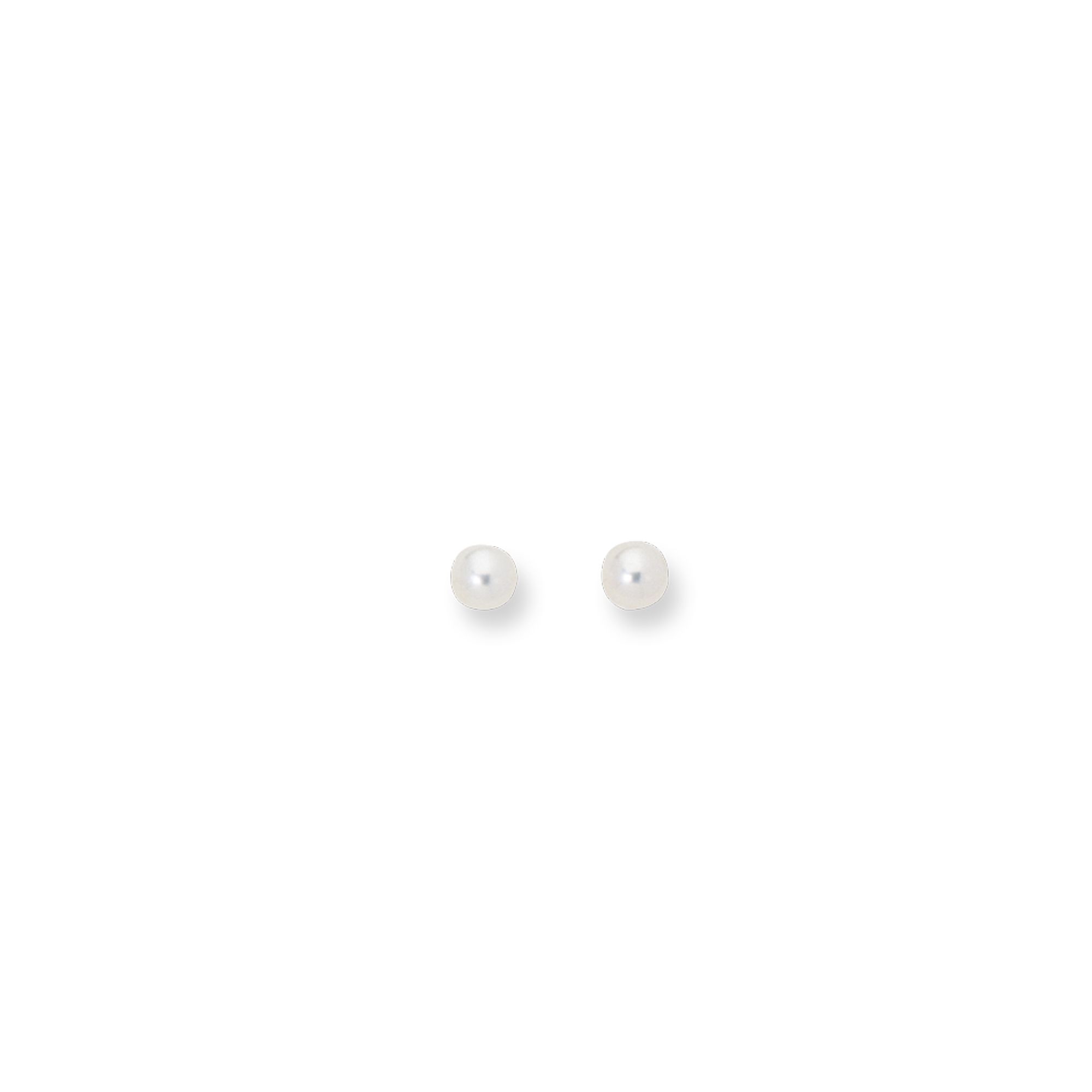 14K Gold 5MM Pearl Stud Earring