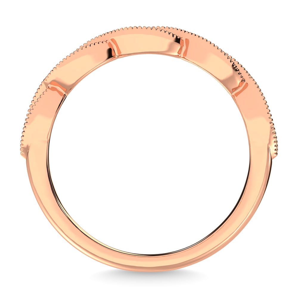 Diamond 1/5 Ct.Tw. Stack Band in 14K Rose Gold