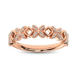 Diamond 1/5 Ct.Tw. Stack Band in 14K Rose Gold