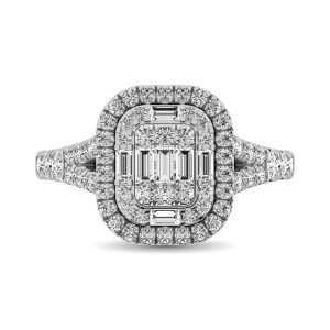Diamond 1 Ct.Tw. Fashion Ring in 14K White Gold