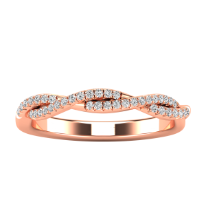 Diamond 1/5 Ct.Tw. Fashion Ring in 10K Rose Gold