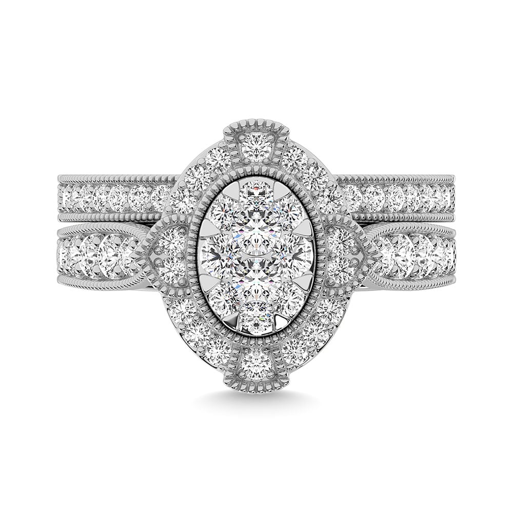 Diamond 1 1/5 Ct.Tw. Bridal Ring in 14K White Gold