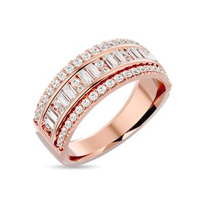 Diamond 1 Ct.tw Fashion Ring in 14K Two Tone Gold