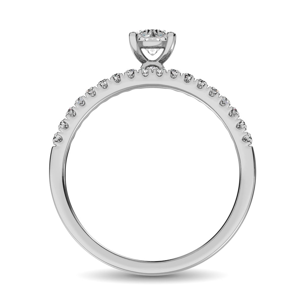 Diamond 3/4 Ct.Tw. Bridal Ring in 14K White Gold