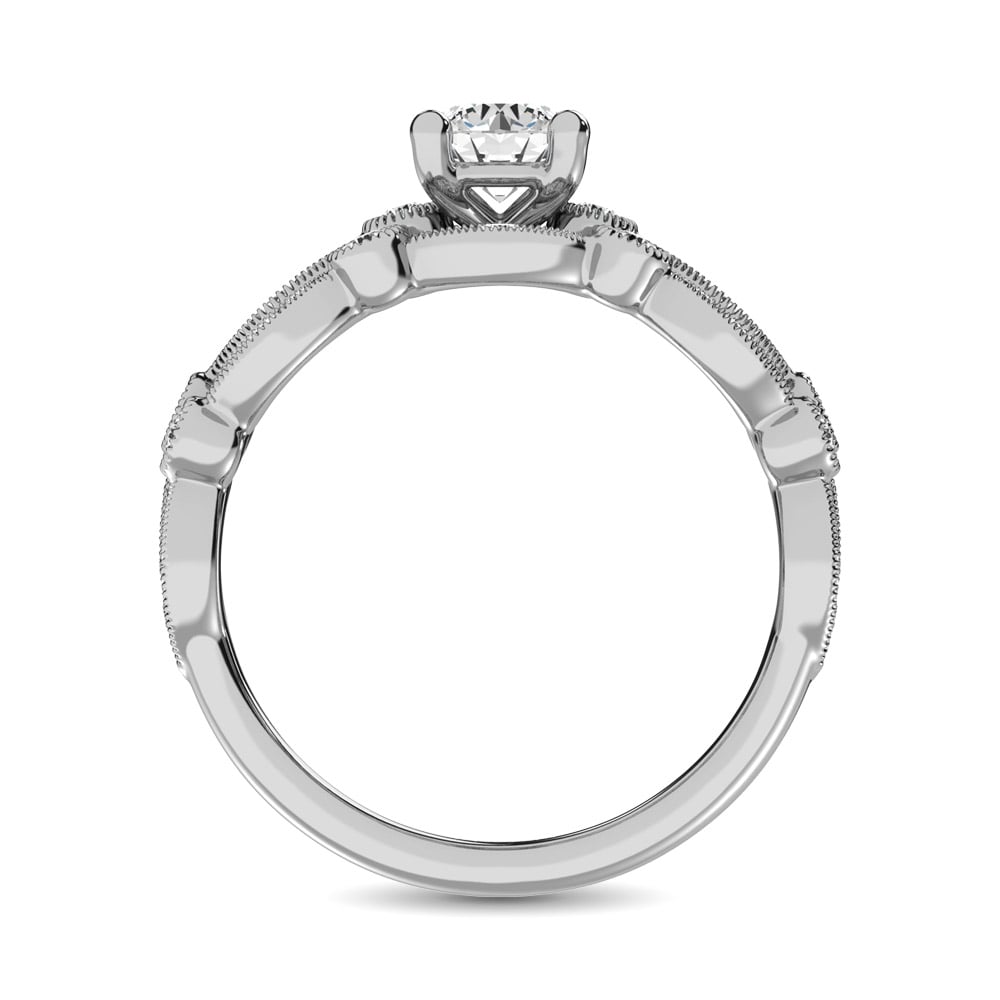 Diamond 1 Ct.Tw. Bridal Ring in 14K White Gold