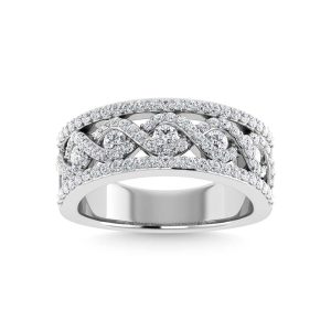 Diamond 3/4 Ct.tw Fashion Band in 14K White Gold