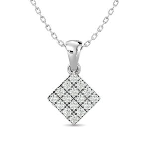 Diamond 1/5 Ct.tw Fashion Pendant in 10K White Gold