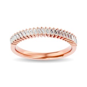 Diamond Ladies Band 1/4 Ct.tw in 14K Rose Gold