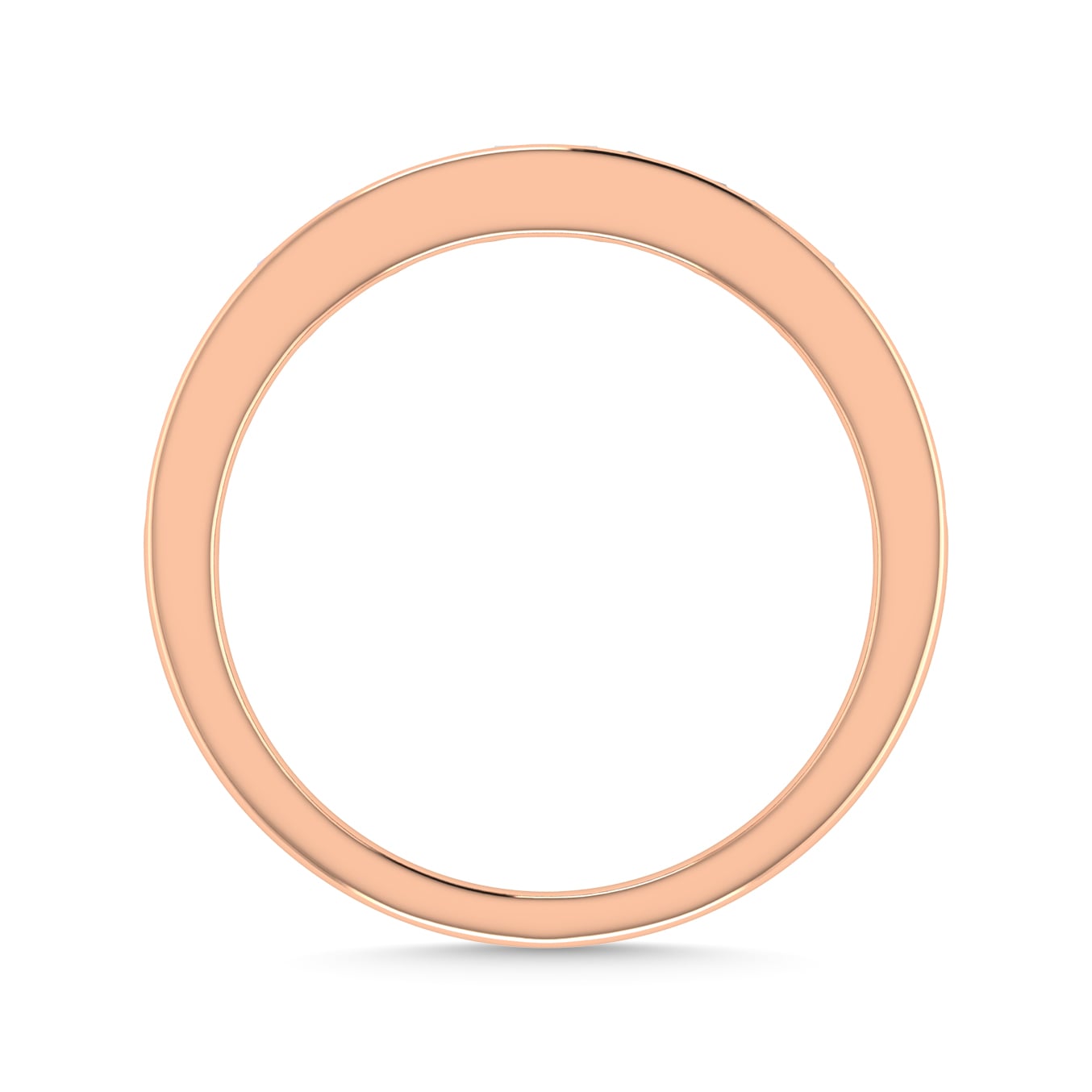 Diamond 3/8 Ct.Tw. Baguette Cut Anniversary Band in 14K Rose Gold